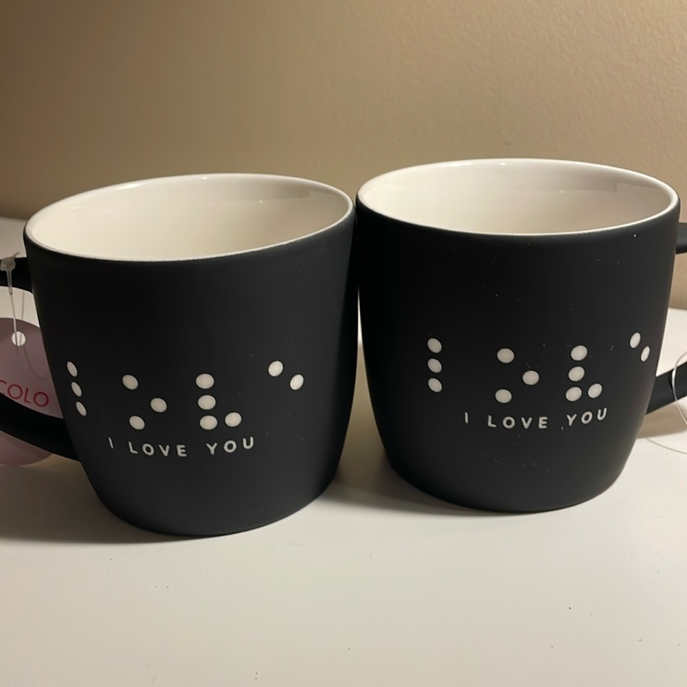 Pair of Soft Touch Mugs